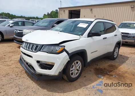2018 Jeep Compass Sport Fwd z USA, uszkodzony, nr VIN 3C4NJCAB0JT471302